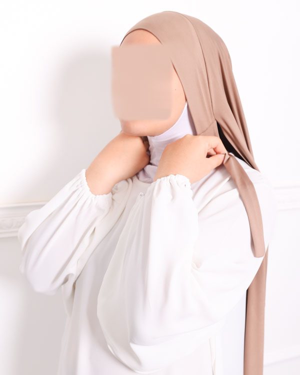 hijab à nouer hijab a enfiler en jersey pas cher hijab pas cher chez mon hijab pas cher taupe